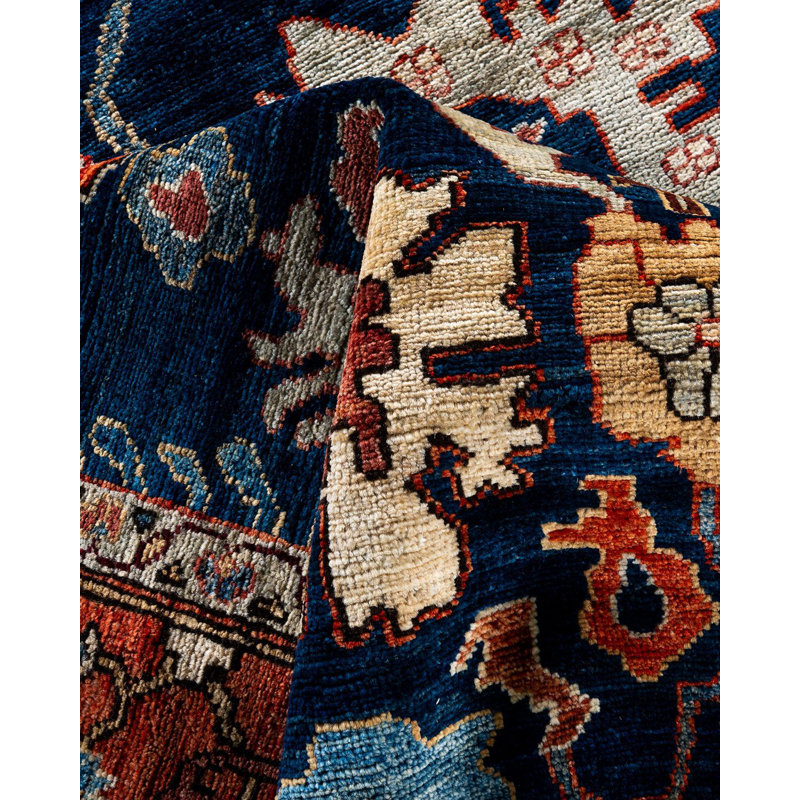Serapi One-of-a-Kind Rectangle 6'1" X 9' Hand Knotted Area Rug