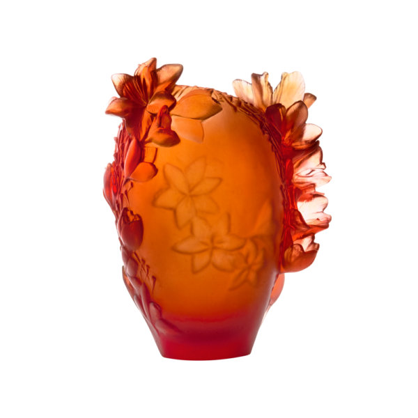Saffron Handmade Crystal Table Vase