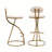 Sturgis Upholstered Counter Stool with Metal Frame-98698291-98698290