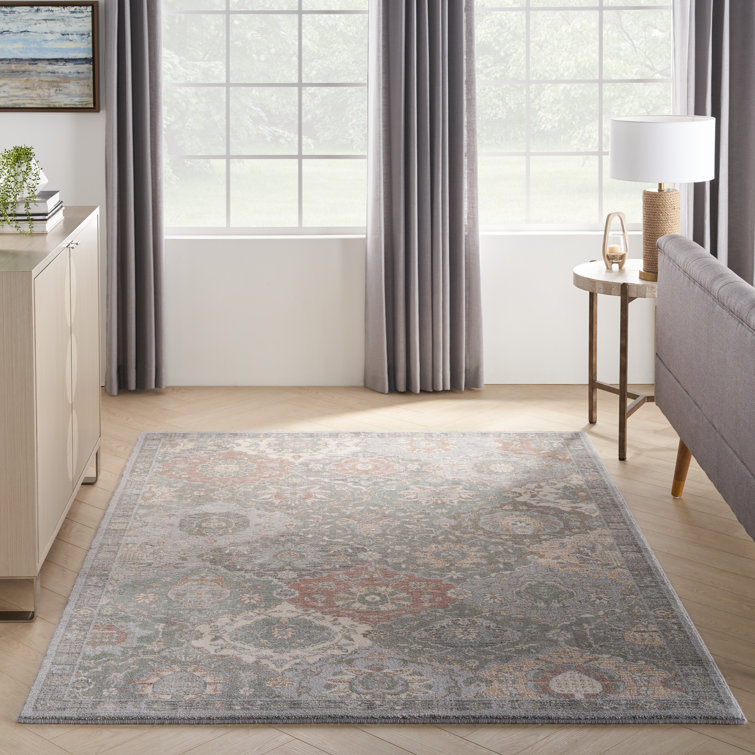 Wool Floral Indoor Rug