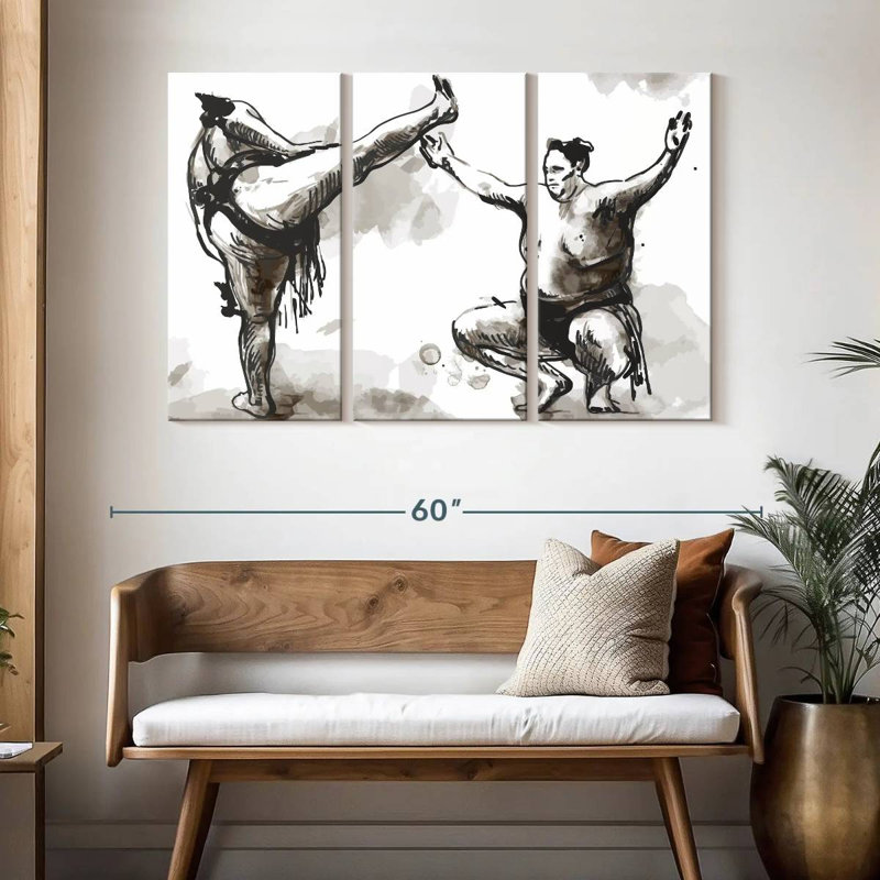 Sumo, 32" H x 50" W