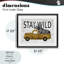 «Stay Wild Moose Truck», reproduction sous verre encadrée, design par lettré et doublé-117150973-117150974