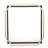Jakey Accent Wall Mirror in Black/Gold