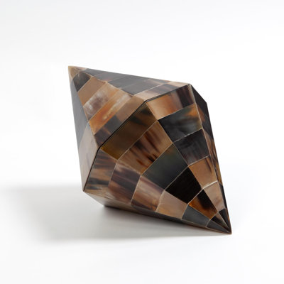Triangle Cone Box-Brown Horn