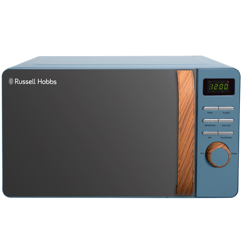 Russell Hobbs RHMD714G-MN Scandi Compact Digital Microwave 17L Grey, Blue