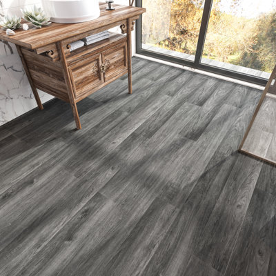 Planche en vinyle SPC 9 po x 6 po x 6 mm