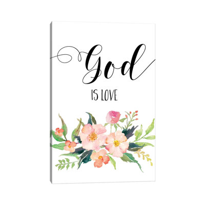 God Is Love - Print on Canvas