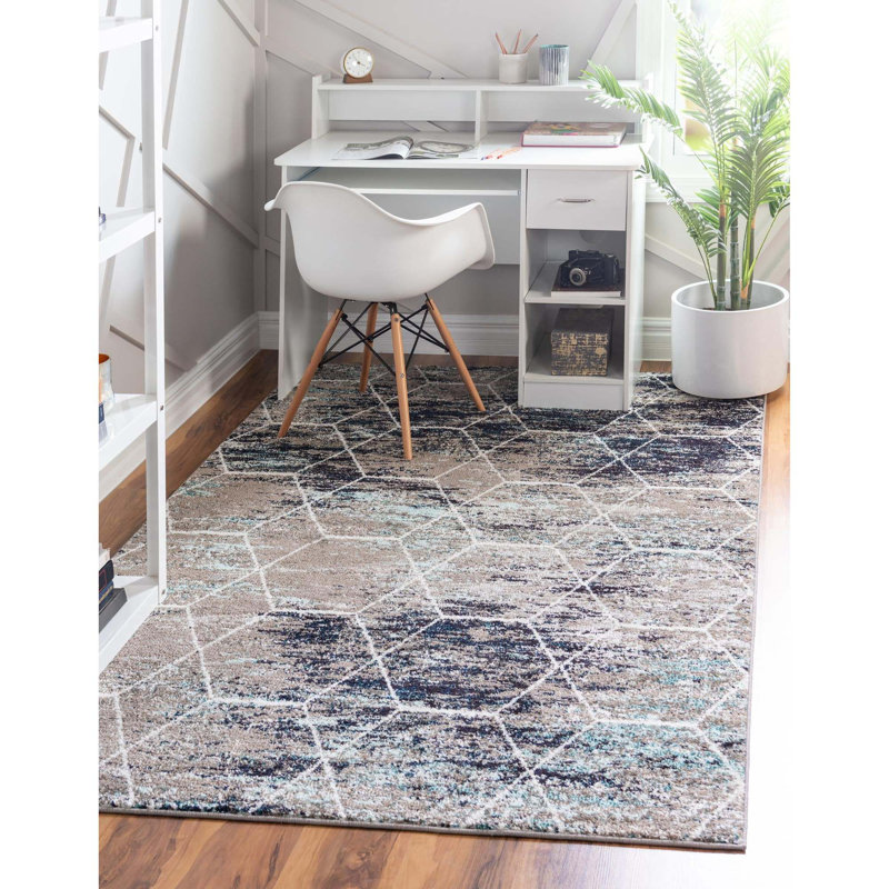 Tapis gris Johnstonville, Rectangle 9 pi x 12 pi