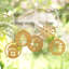2.8'' Handmade Geometric Shapes Cardboard Holiday Shaped Ornament