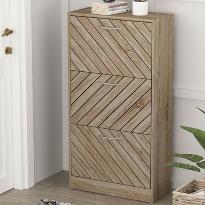18 Pair Shoe Storage Cabinet