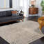 Tapis abstrait taupe Wendi-24293038