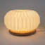Lampe globe en bois Devontray
