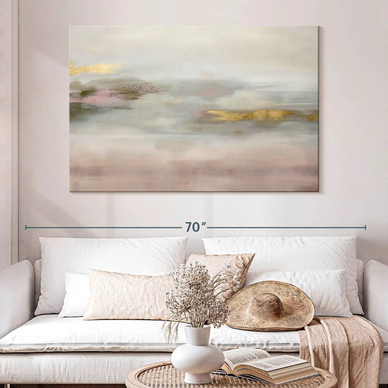 Avery Suspend In Blush, H 34 po x l 51 po