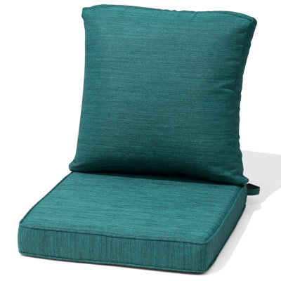 Ensemble de coussins de siège / dossier extérieurs l 21 po x P 22 po x H 3,5 po