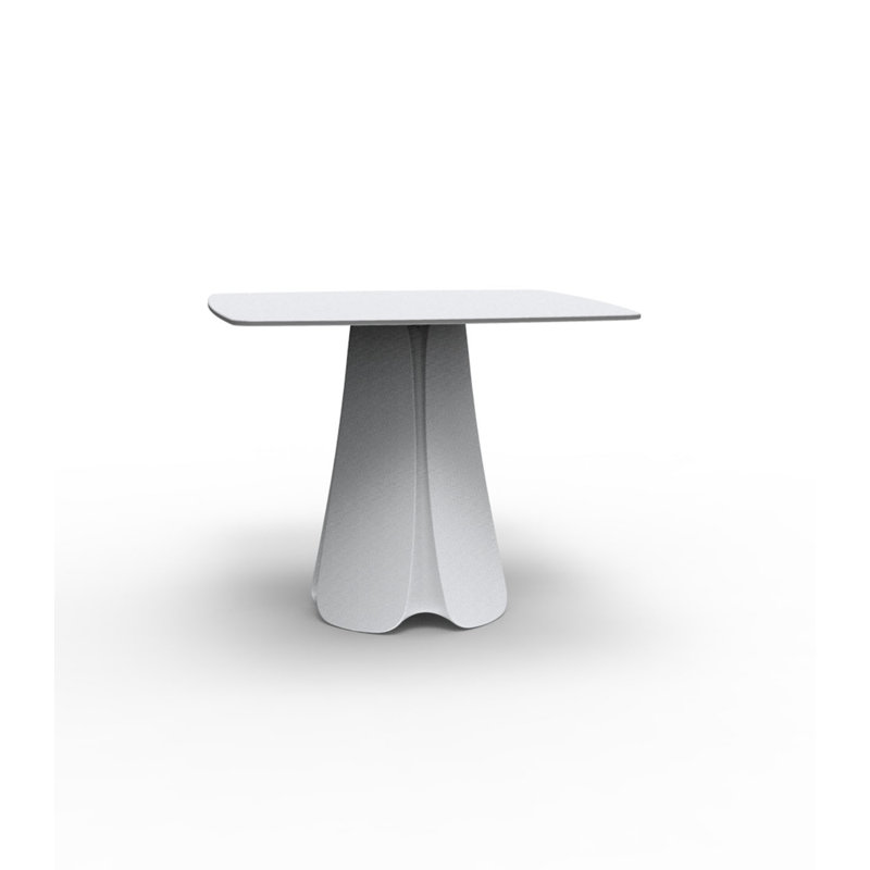 Pezzettina 35.5" Pedestal Dining Table, White, No