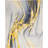 Prismatic  Abstract Grey/Gold Area Rug-70256333