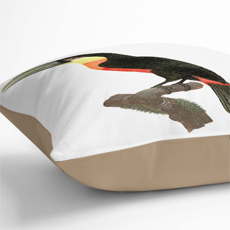 Square Throw Cushion, 55cm H x 55cm W x 20cm D, Stone