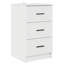 38cm W Manufactured Wood Bedside Table-2066940193