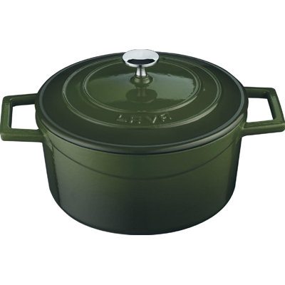 Cocotte ronde en fer moulé de lave canada