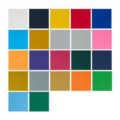 Heat Transfer Vinyl HTV Iron on Vinyl Bundle 80 Pack 12 x 12 in Multicolor
