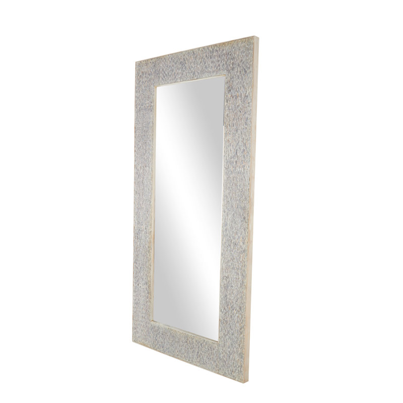Solid Wood Rectangle Floor Mirror