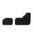 Modern and Comfortable Lounge Chair with Ottoman, Ideal for Small Spaces, Offering Relaxation in Living Room, Bedroom or Apartment