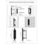Ensemble de roulettes pour porte de grange double 12 pi