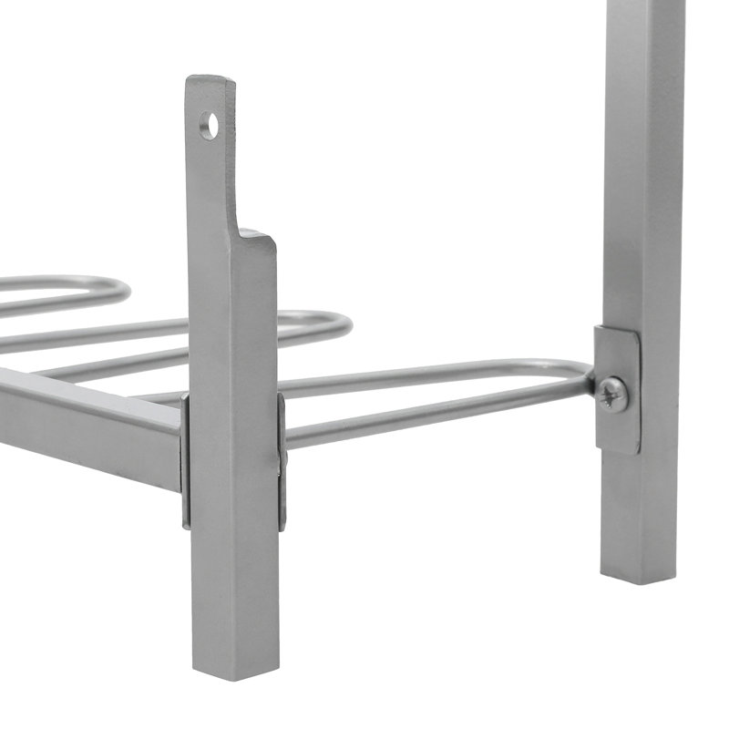 18 Pair Shoe Rack, Silver