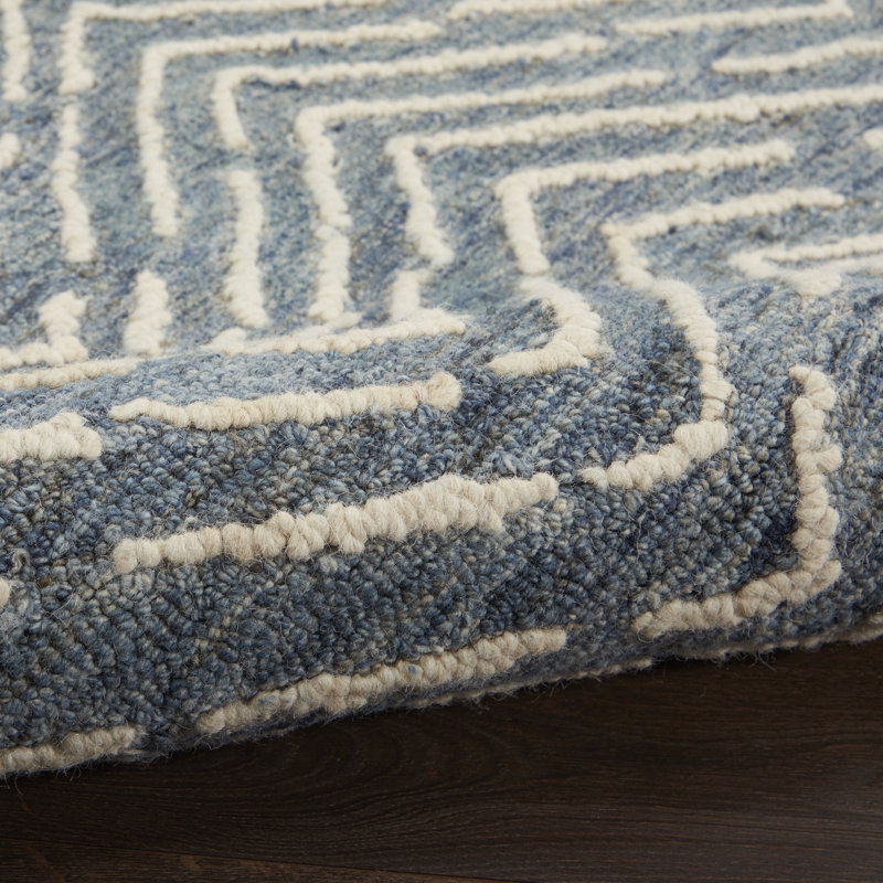Jambi Chevron Hand Woven Area Rug, Rectangle 236 x 297cm 