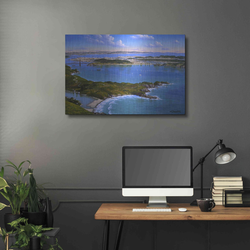 «San Francisco From Marine» par Eduardo Camoes, H 24 po x l 36 po