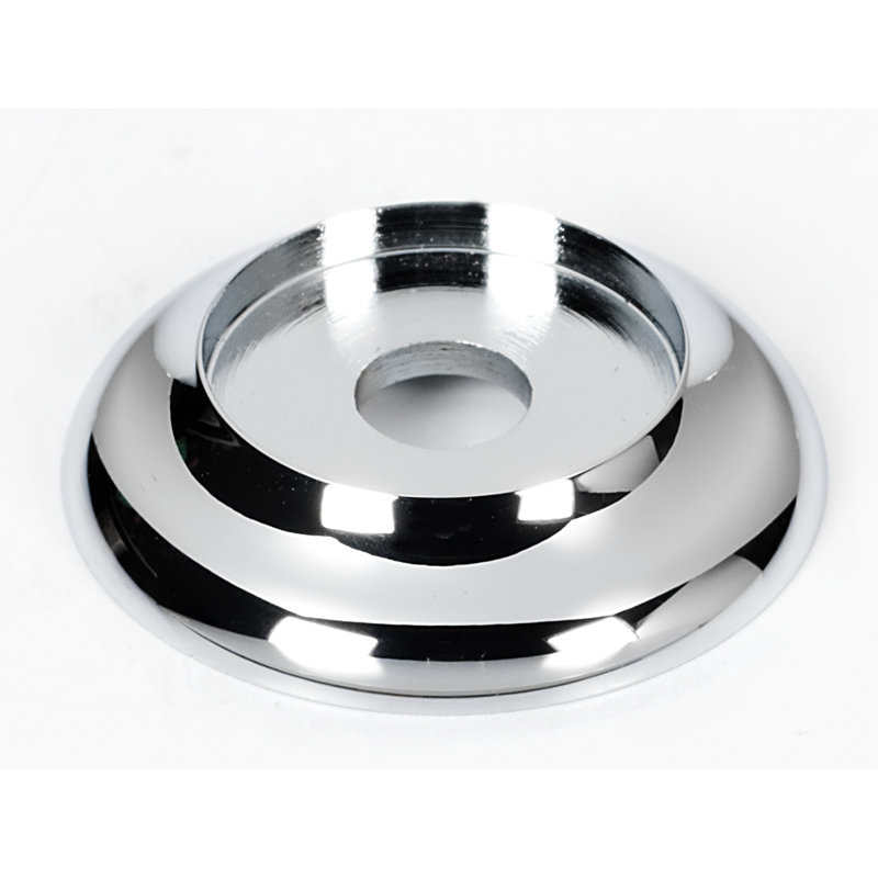Plaque arrière rosette 1,25 po, Chrome poli