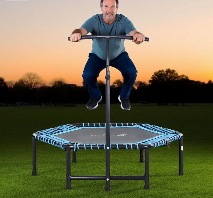 Exercise Trampoline, Portable   Foldable Fitness Trampoline Rebounder