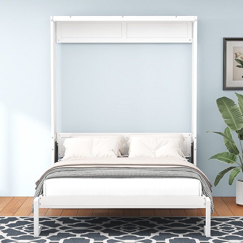 Ensemble mural escamotable avec lit escamotable, Lit double