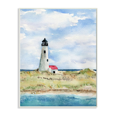 Phare sur la péninsule, paysage côtier doux