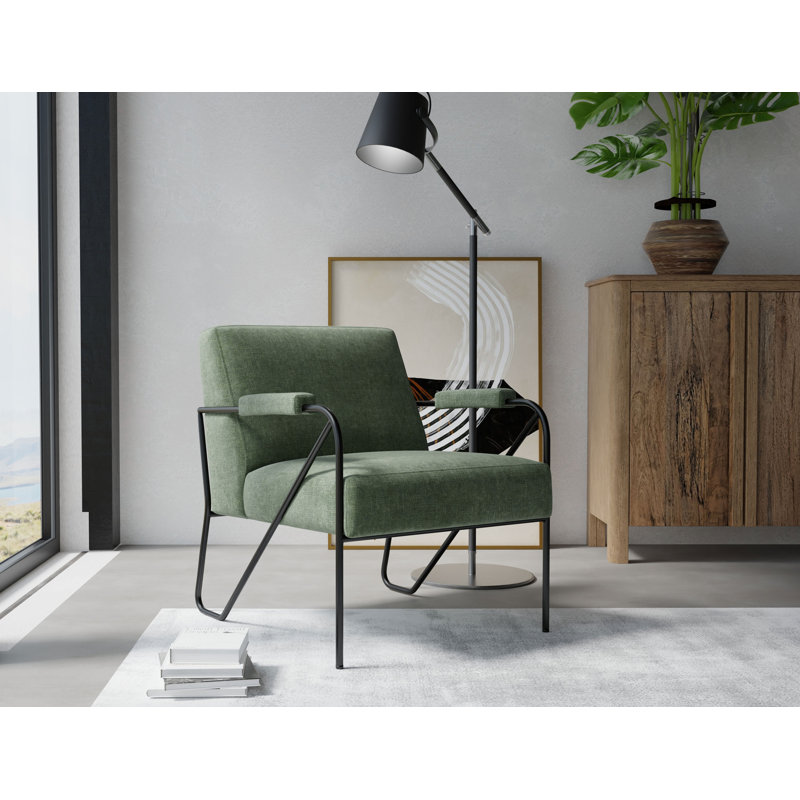 Fauteuil Amiyha, Polyester vert