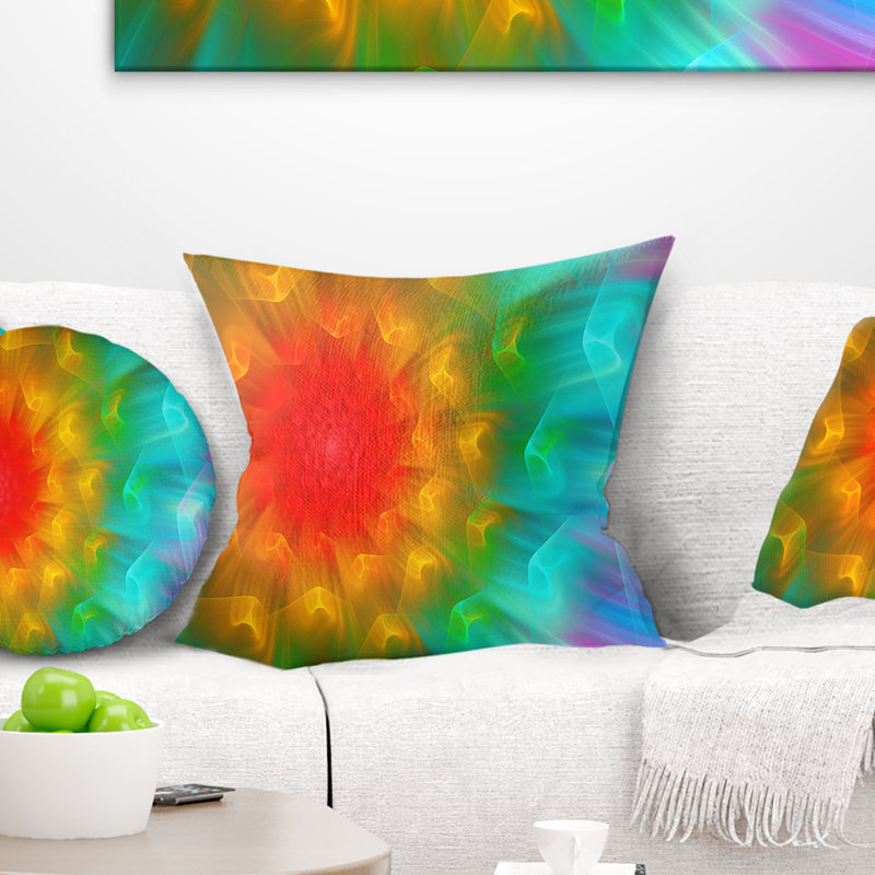Grand coussin décoratif à fleurs exotiques, 18 po x 18 po, Coussin décoratif