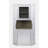 Bailee 2-Door Corner Cabinet, Aluminum