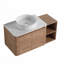 Meuble-lavabo mural de 42 po avec lavabo d'art en céramique et 1 tablette de rangement-998047577-998047582