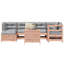 7 Piece Garden Sofa Set Solid Wood Douglas Fir-563819556