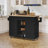 Jaye 51.7" Kitchen Island on Wheels with Storage Cabinet with Drop Leaf Countertop-1235251053