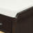 Rustic Storage Bench with 3 Drawers and 3 Rattan Baskets-180197936