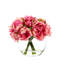 Peony Floral In Glass Vase-1657491728