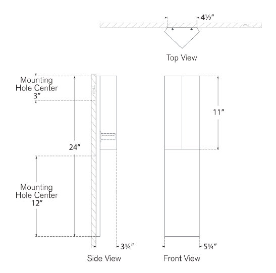 Kelly Wearstler Rega 24" Folded Sconce, Bronze