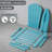 Set of 2 Solid Wood Folding Adirondack Chairs, Outdoor Lounge Patio Chairs for Garden, Lawn & Backyard-279451869