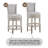 Elveria Classic Upholstered Bar Stools With Wooden Frame And Nailhead Trim-106913302-106913301-106913299