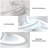 Acrylic LED Semi Flush Mount