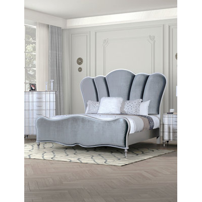 Mobilier de chambre à coucher tête de lit matelassée Glam