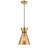 FILTER 1-light Dimmable Single Pendant Brass Finish