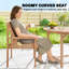 4 - Person Wood Patio Dining Set with Round Table-1380373782