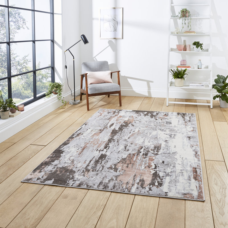 Milsom area rug Machine Woven Rectangle Grey, Rectangle 120 x 170cm